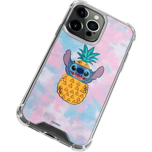 Disney Lilo and Stitch Pineapple Stitch iPhone 14 Pro Clear Case